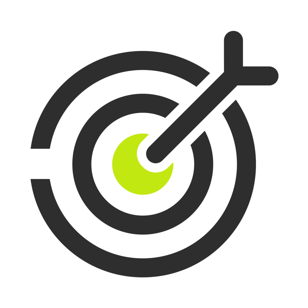 PAC Icon Zielscheibe grün-anthrazit