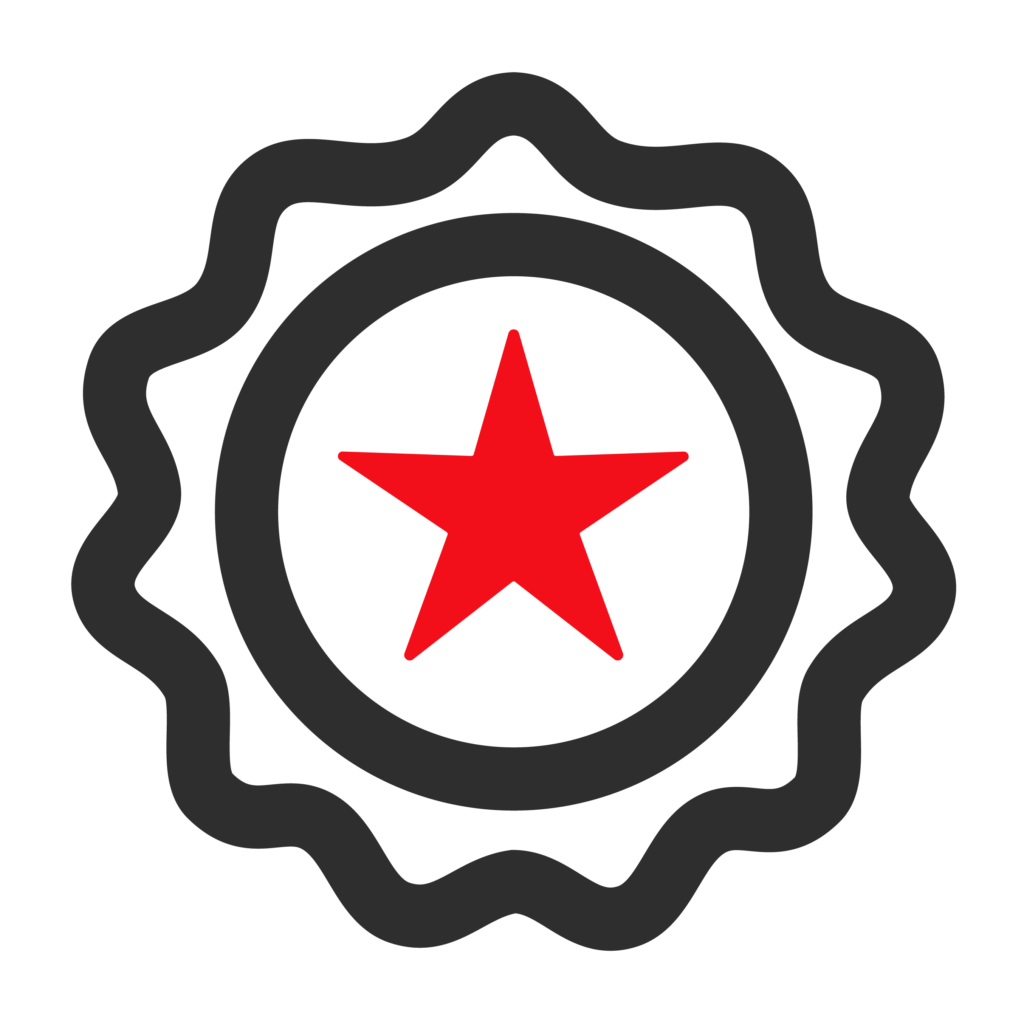 PAC Icon Marke rot-anthrazit