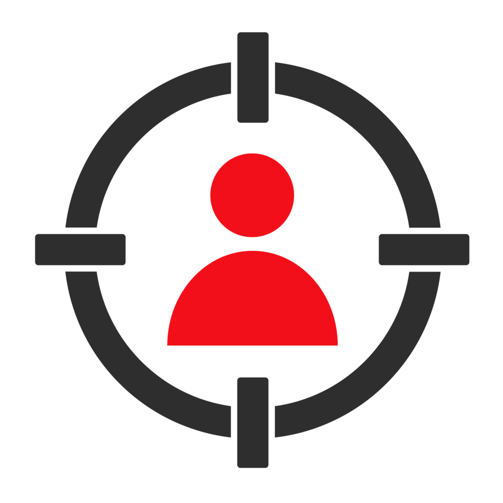 PAC Icon Zielgruppe rot-anthrazit