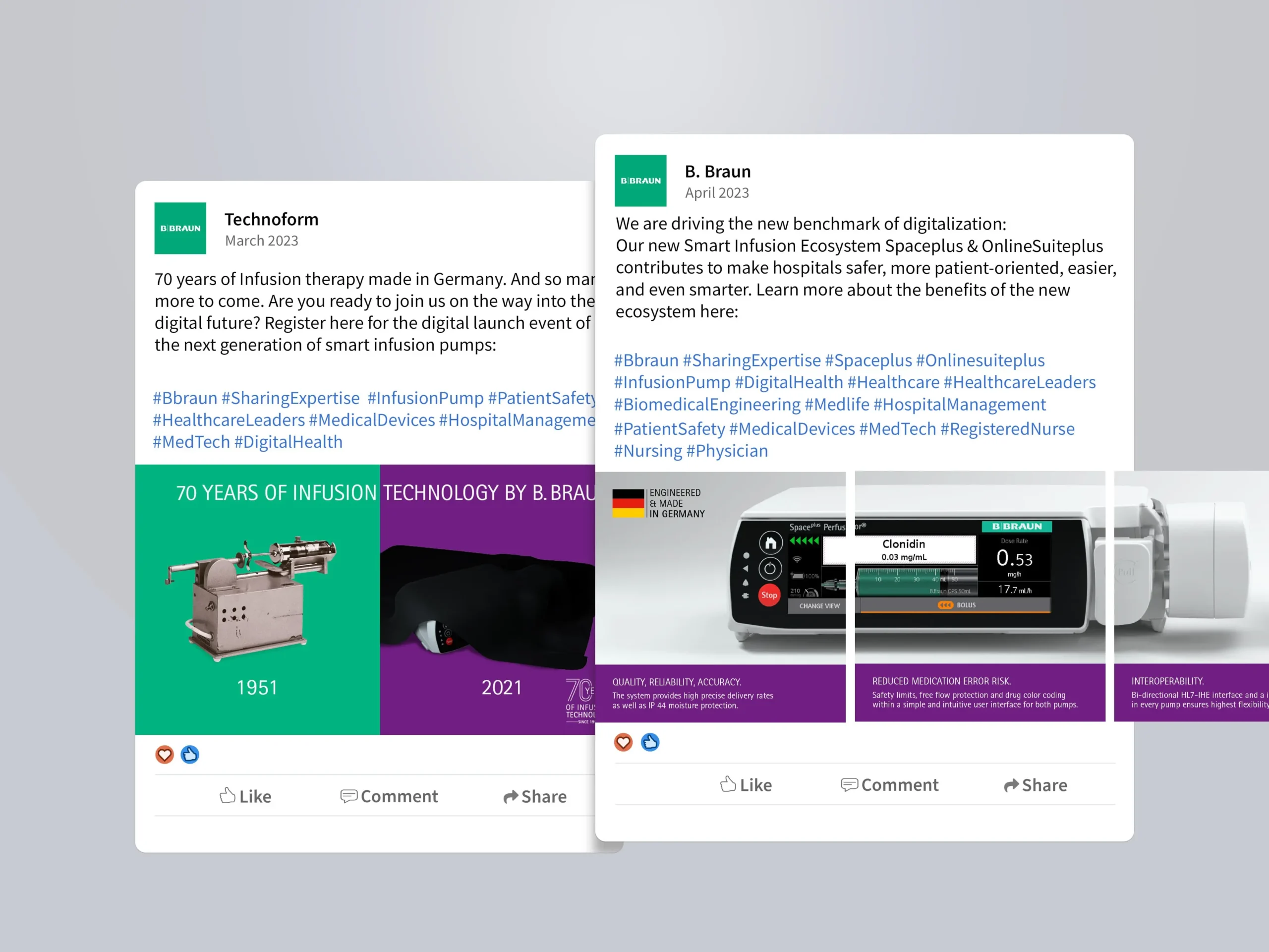 LinkedIn-Post zum SpacePlus Relaunch